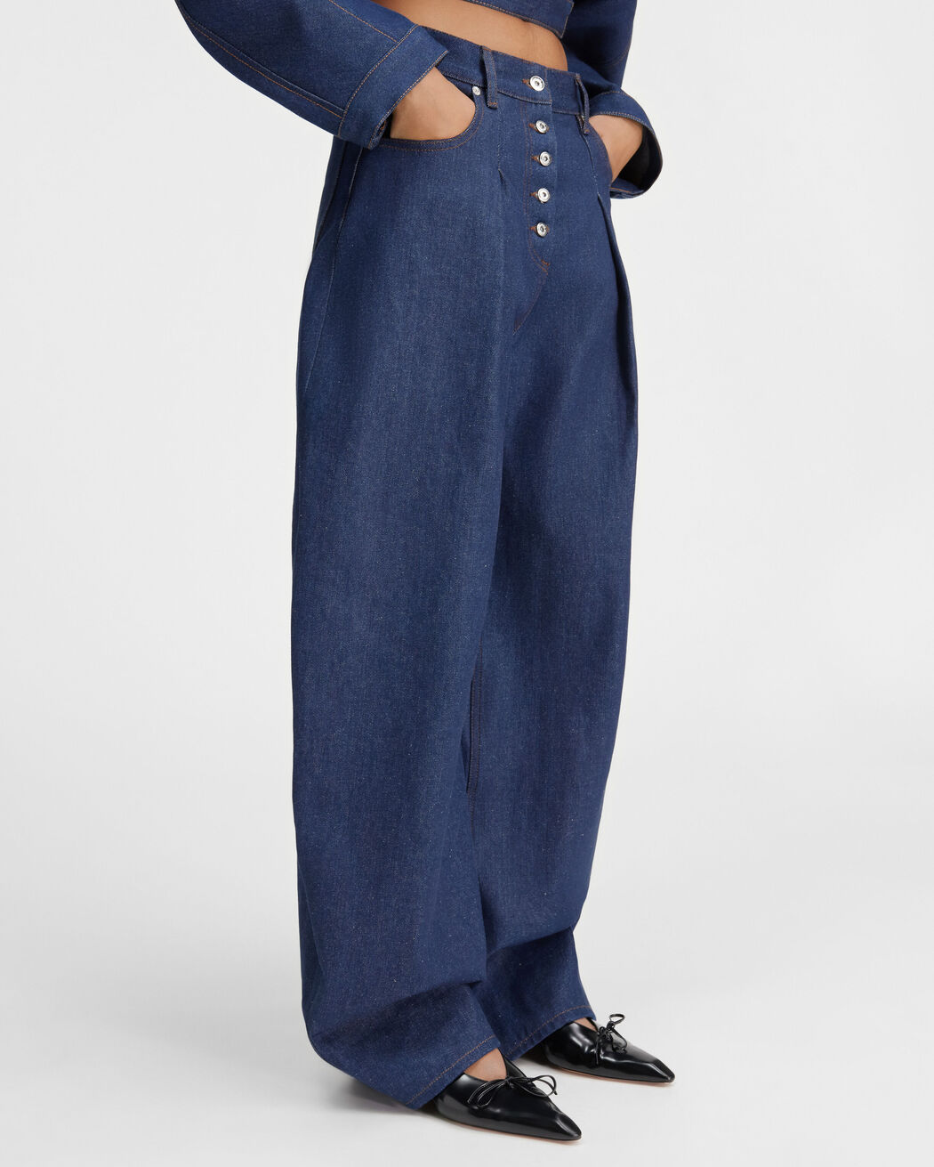 بنطال Le De-Nimes Ovalo jacquemus بنطال le de nimes ovalo