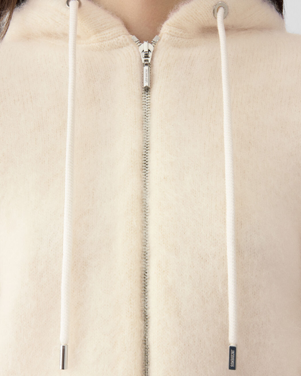 The Nuvola zipped cardigan jacquemus the nuvola zipped cardigan