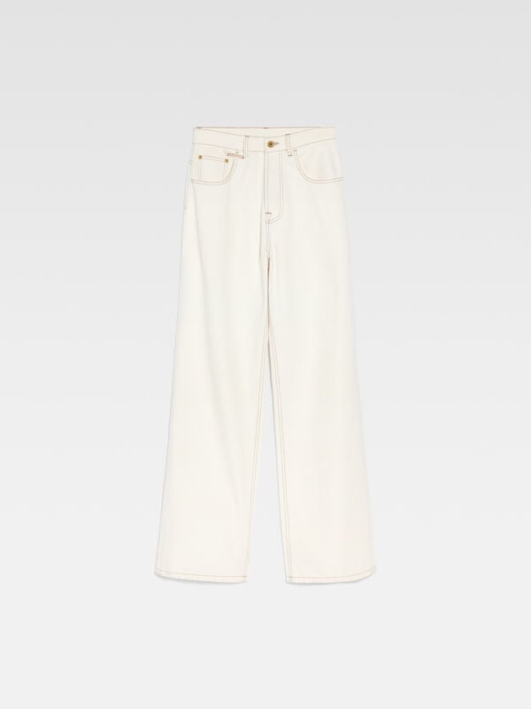 The wide de-Nîmes denim pants jacquemus the wide de n mes denim pants