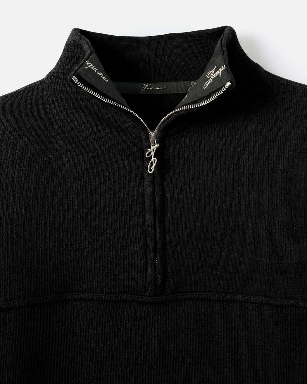 The Rond Carré zipped-rollneck sweatshirt jacquemus the rond carr zipped rollneck sweatshirt