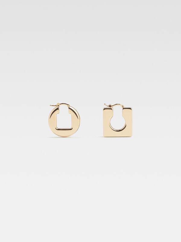 The Rond Carré earrings jacquemus the rond carr  earrings