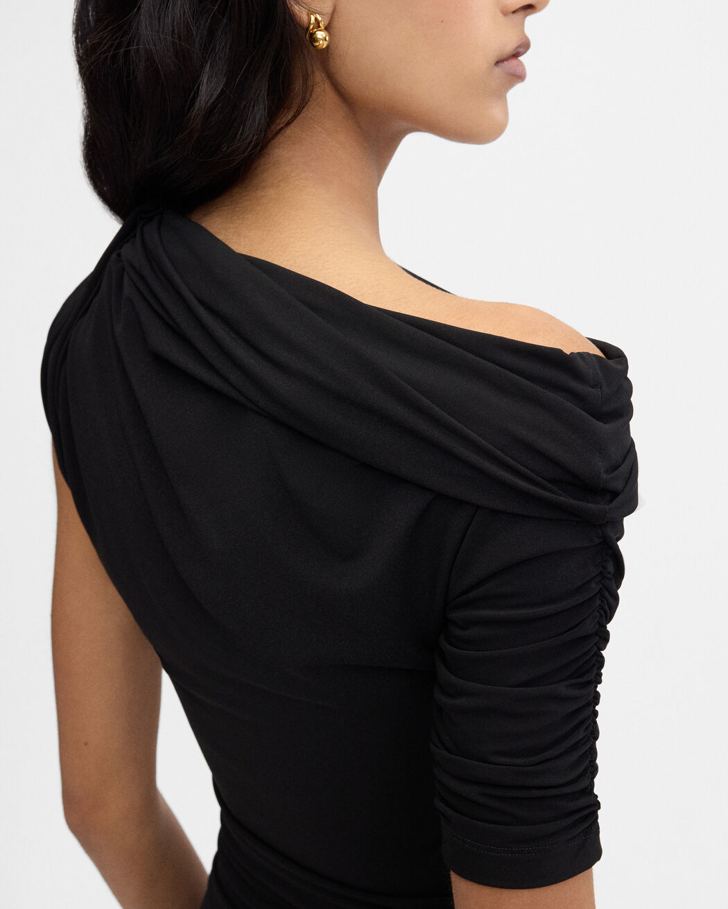 The Drapeado mini dress jacquemus the drapeado mini dress