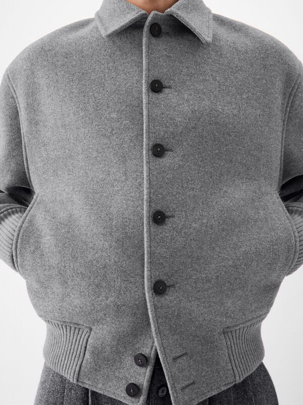 Le Bomber Feltro jacquemus the feltro bomber معطف