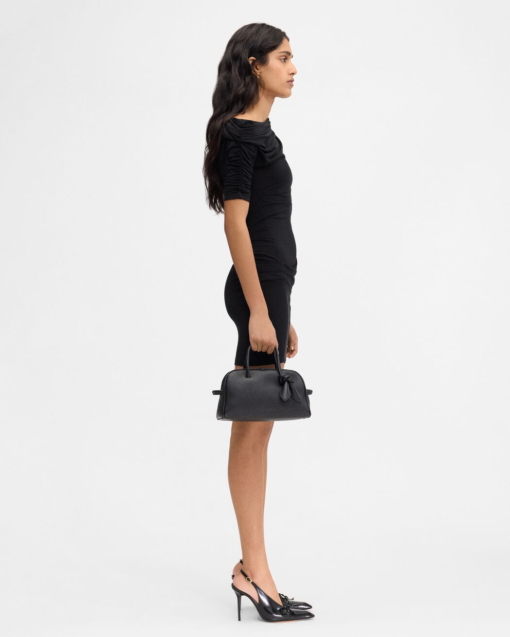 The Drapeado mini dress jacquemus the drapeado mini dress