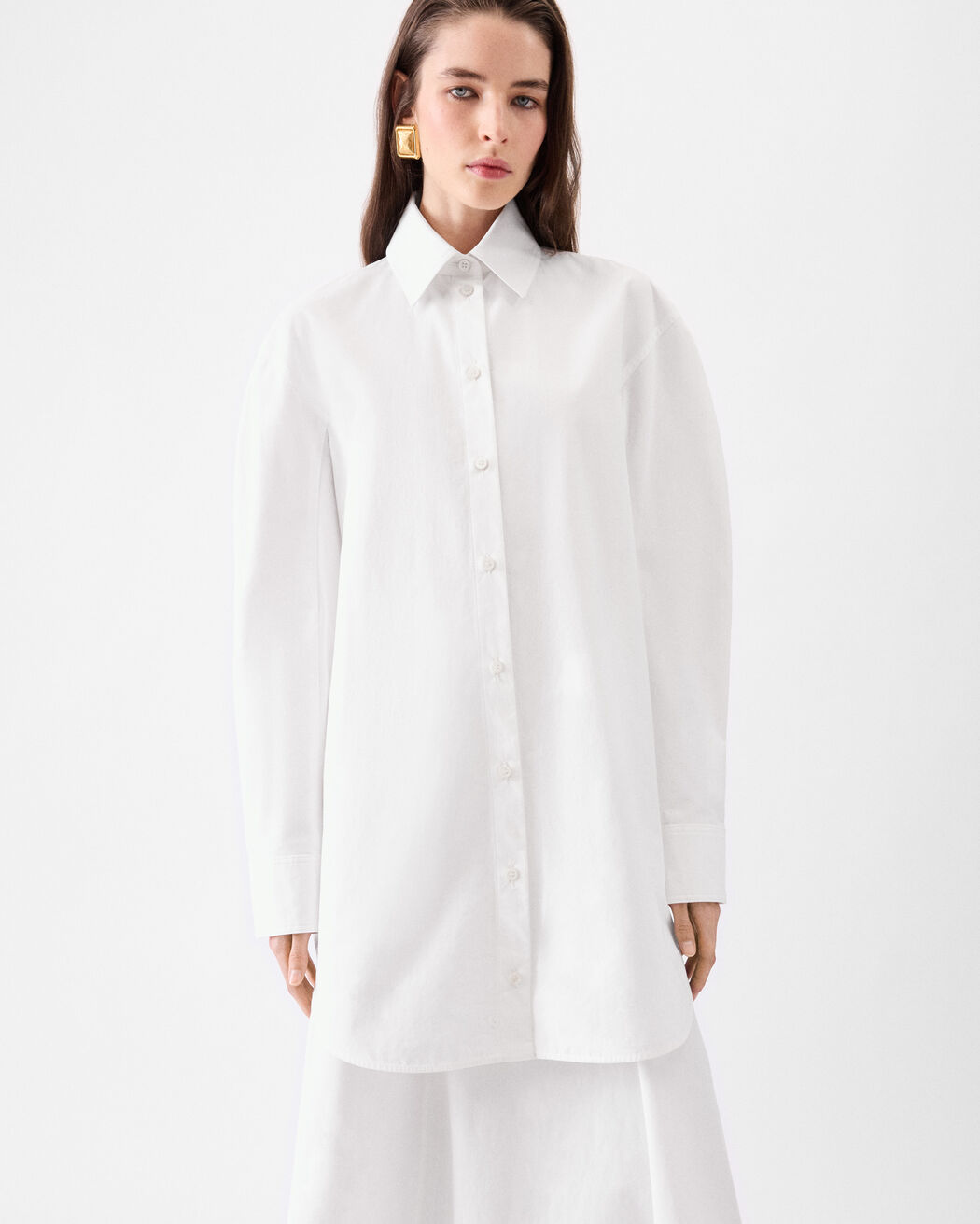 The Ovalo shirt dress jacquemus the ovalo shirt dress