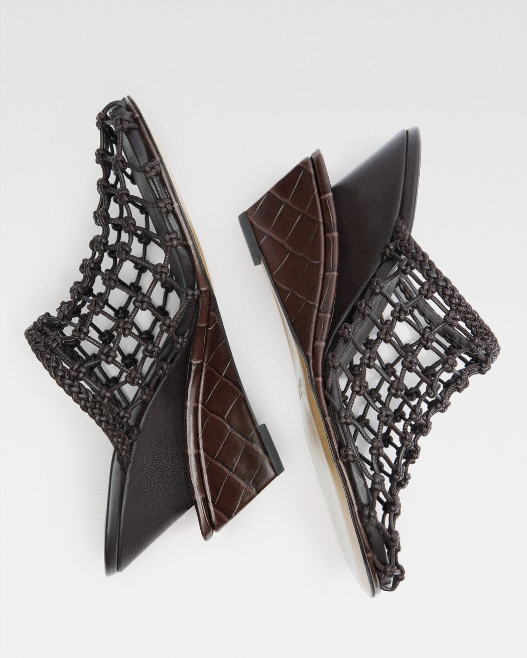 The double woven shoes jacquemus the double woven shoes