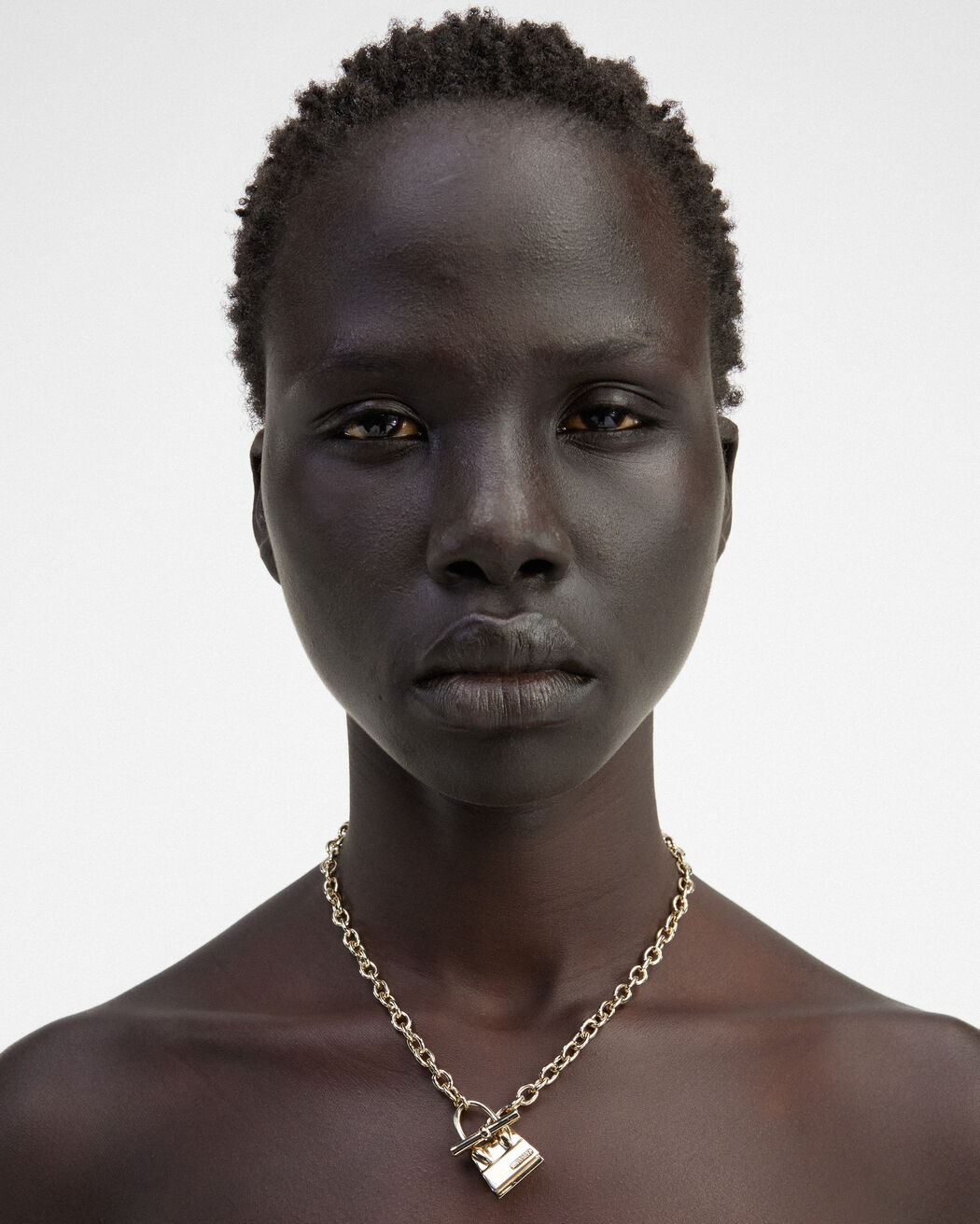 The Chiquito toggle charm necklace jacquemus the chiquito toggle charm necklace