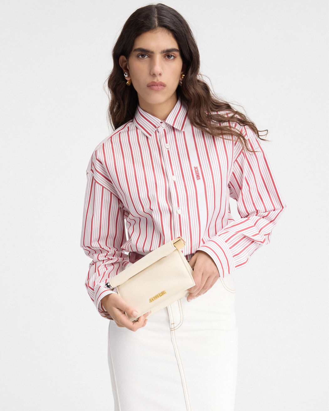 The small Rond Carré clutch jacquemus the small rond carr  clutch