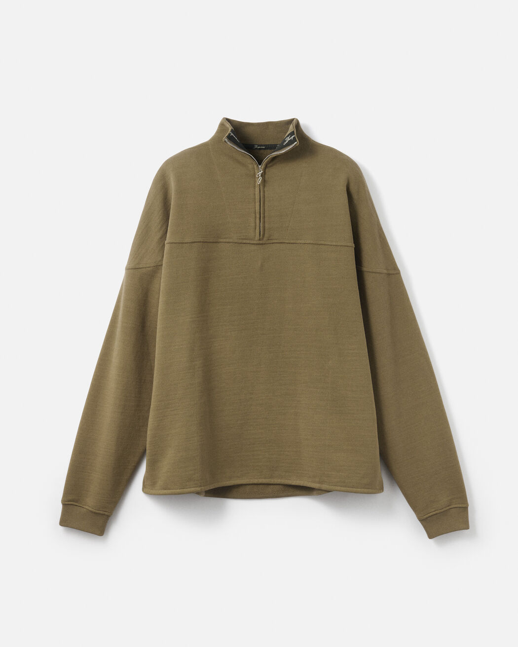 The Rond Carré zipped-rollneck sweatshirt jacquemus the rond carr zipped rollneck sweatshirt