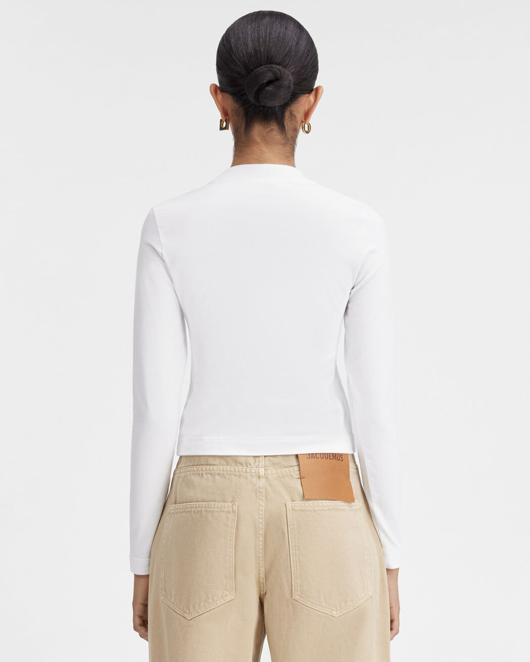 تي شيرت بأكمام طويلة The Gros Grain jacquemus تي شيرت بأكمام طويلة the gros grain