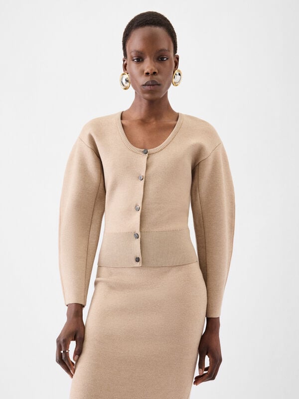 The Doppio cardigan jacquemus the doppio كارديغان
