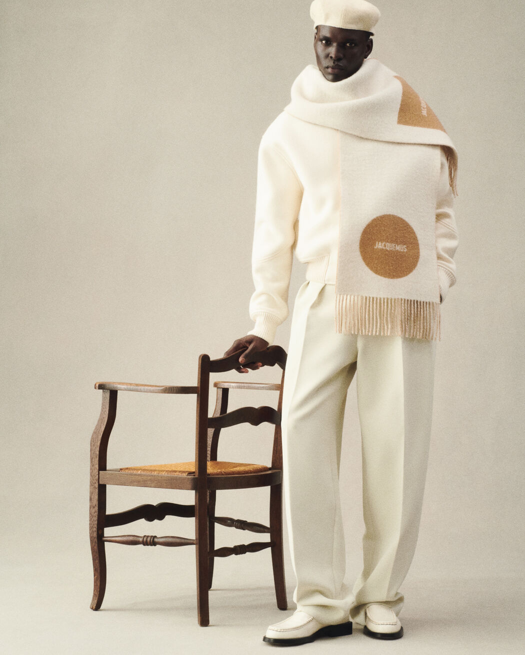 The Rond Carré scarf jacquemus the rond carr scarf