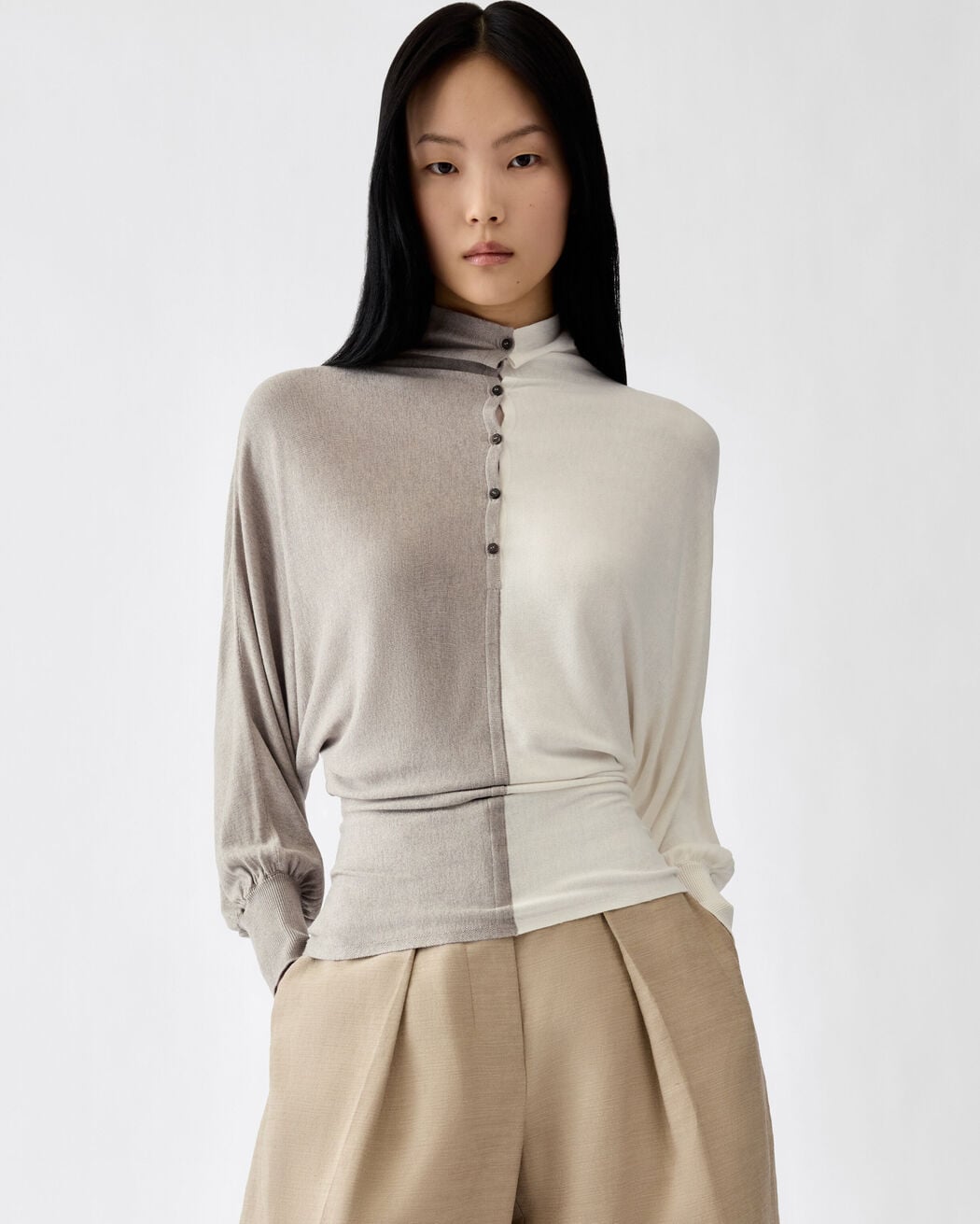 تي شيرت بولو محبوك The Losange jacquemus تي شيرت بولو محبوك the losange