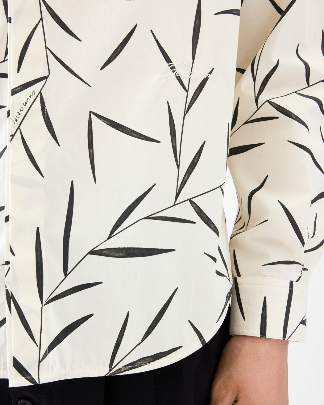 قميص The Simon long-sleeve jacquemus قميص the simon long sleeve