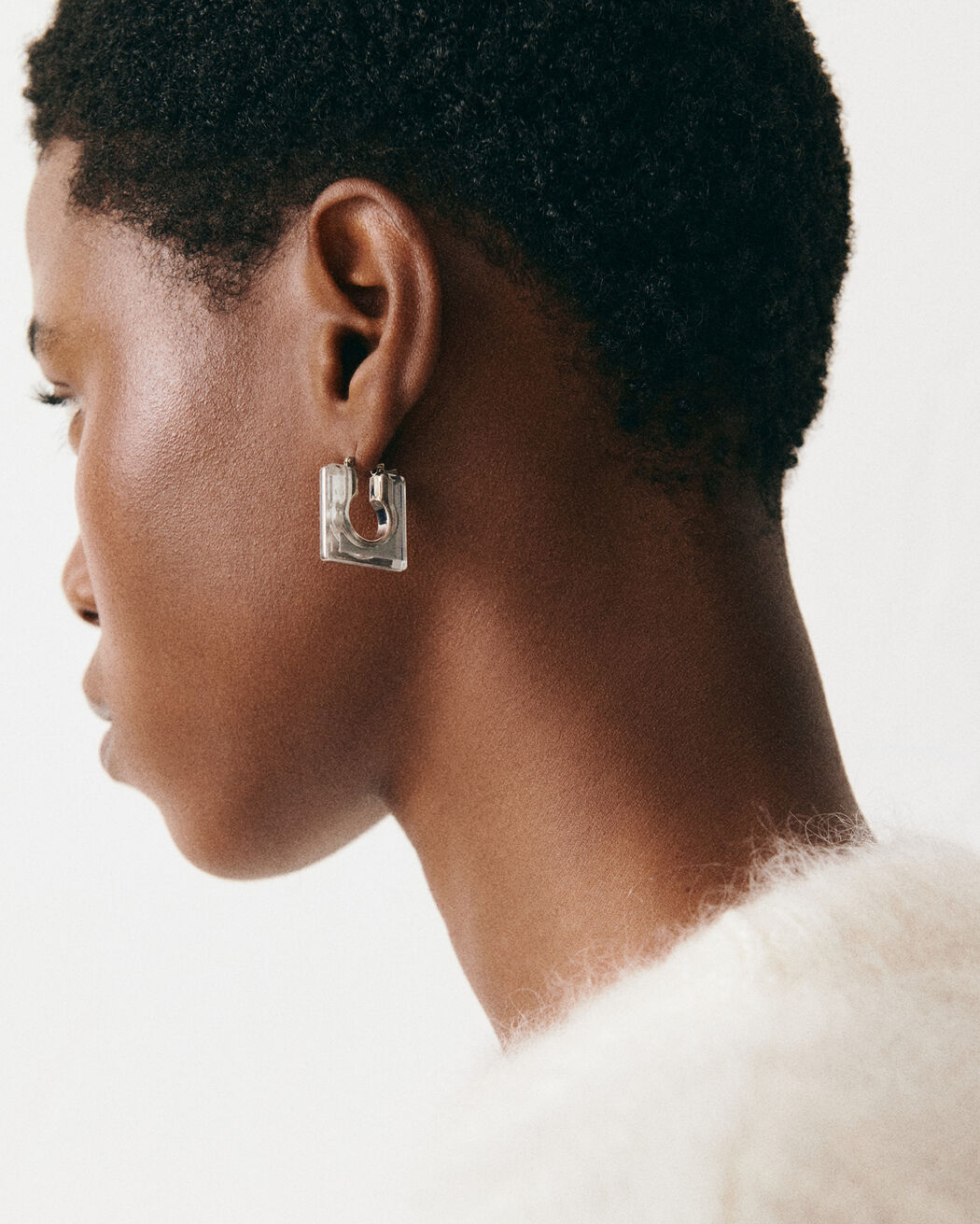 The Rond Carré earrings jacquemus the rond carr earrings