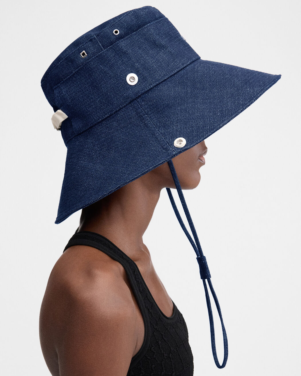 قبعة The de-Nîmes denim bucket jacquemus قبعة the de n mes denim bucket