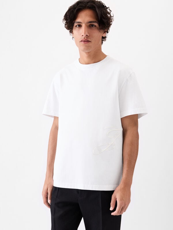 The J short-sleeve t-shirt jacquemus تي شيرت the j short sleeve