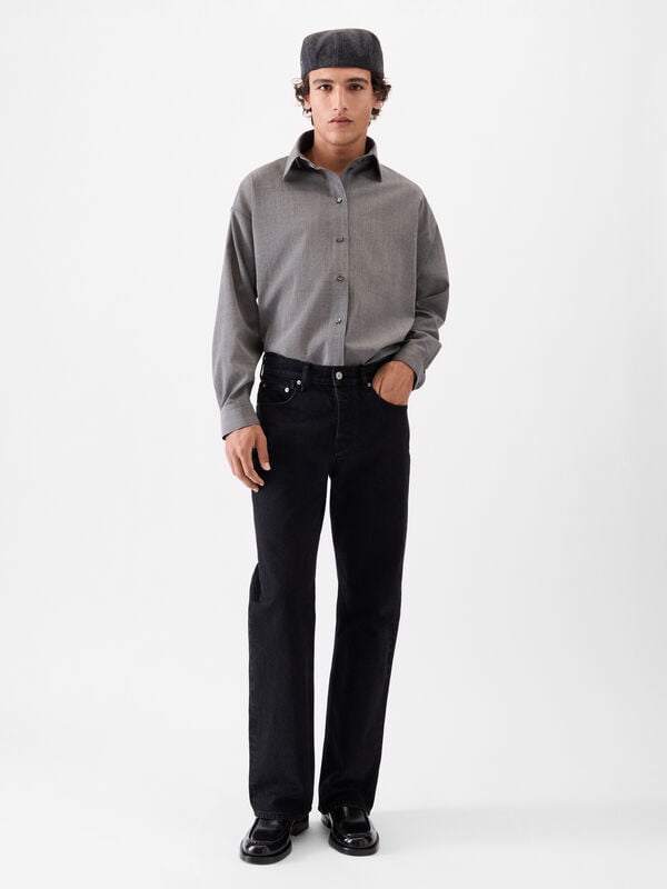The straight de-Nîmes بنطال جينز jacquemus the straight de n mes بنطال جينز