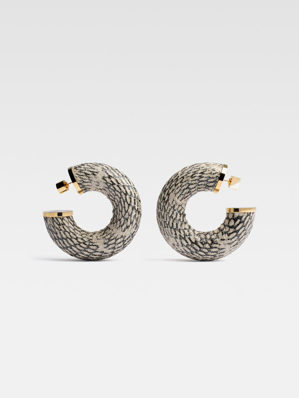 The Mojave hoops earrings jacquemus the mojave hoops