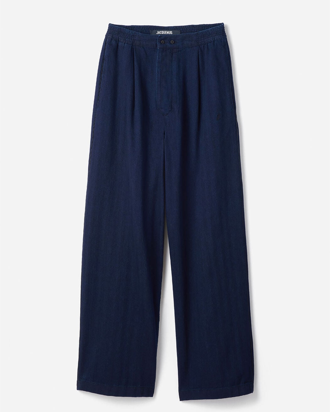 The de-Nîmes Pyjama denim pants jacquemus the de n mes pyjama denim pants