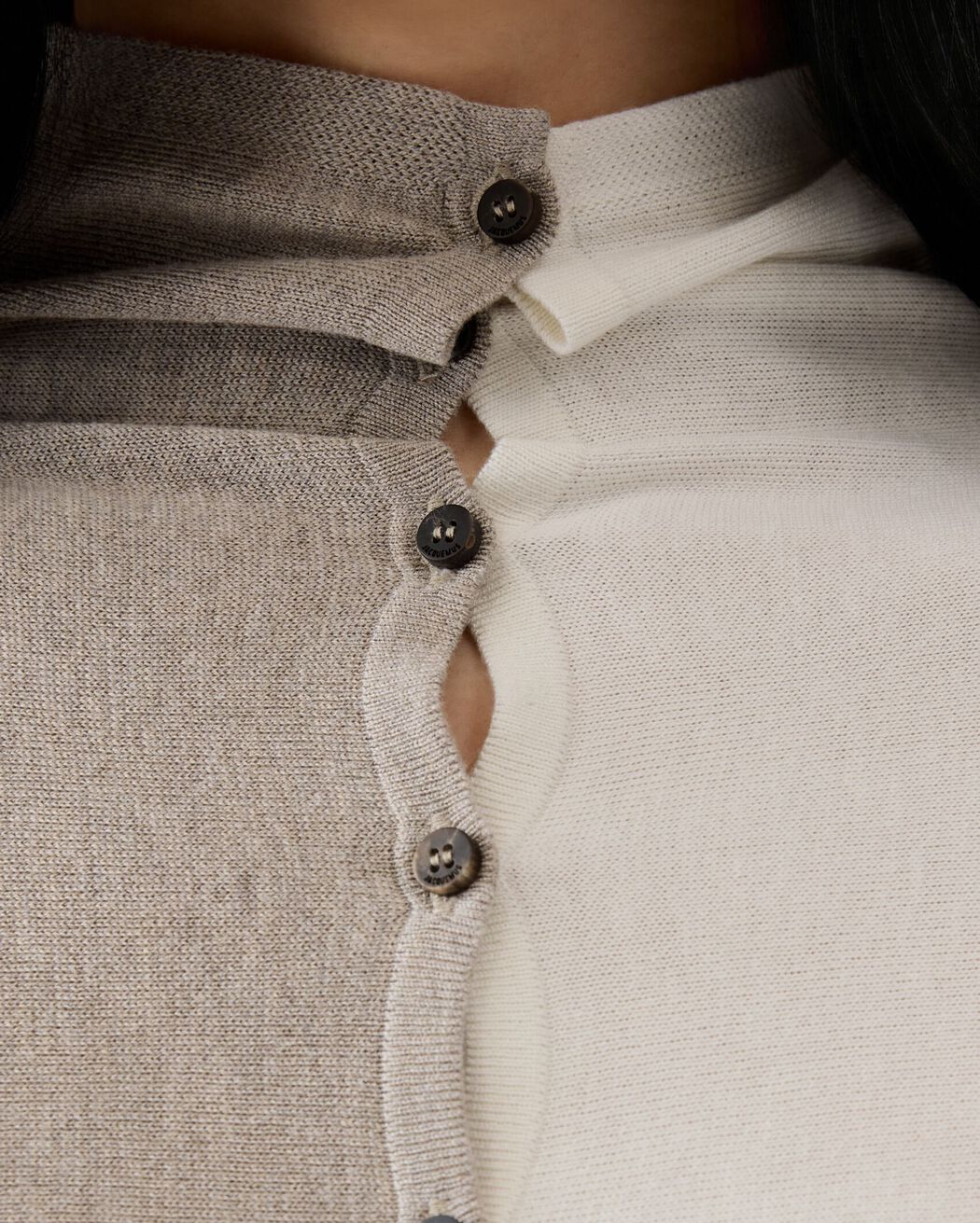تي شيرت بولو محبوك The Losange jacquemus تي شيرت بولو محبوك the losange