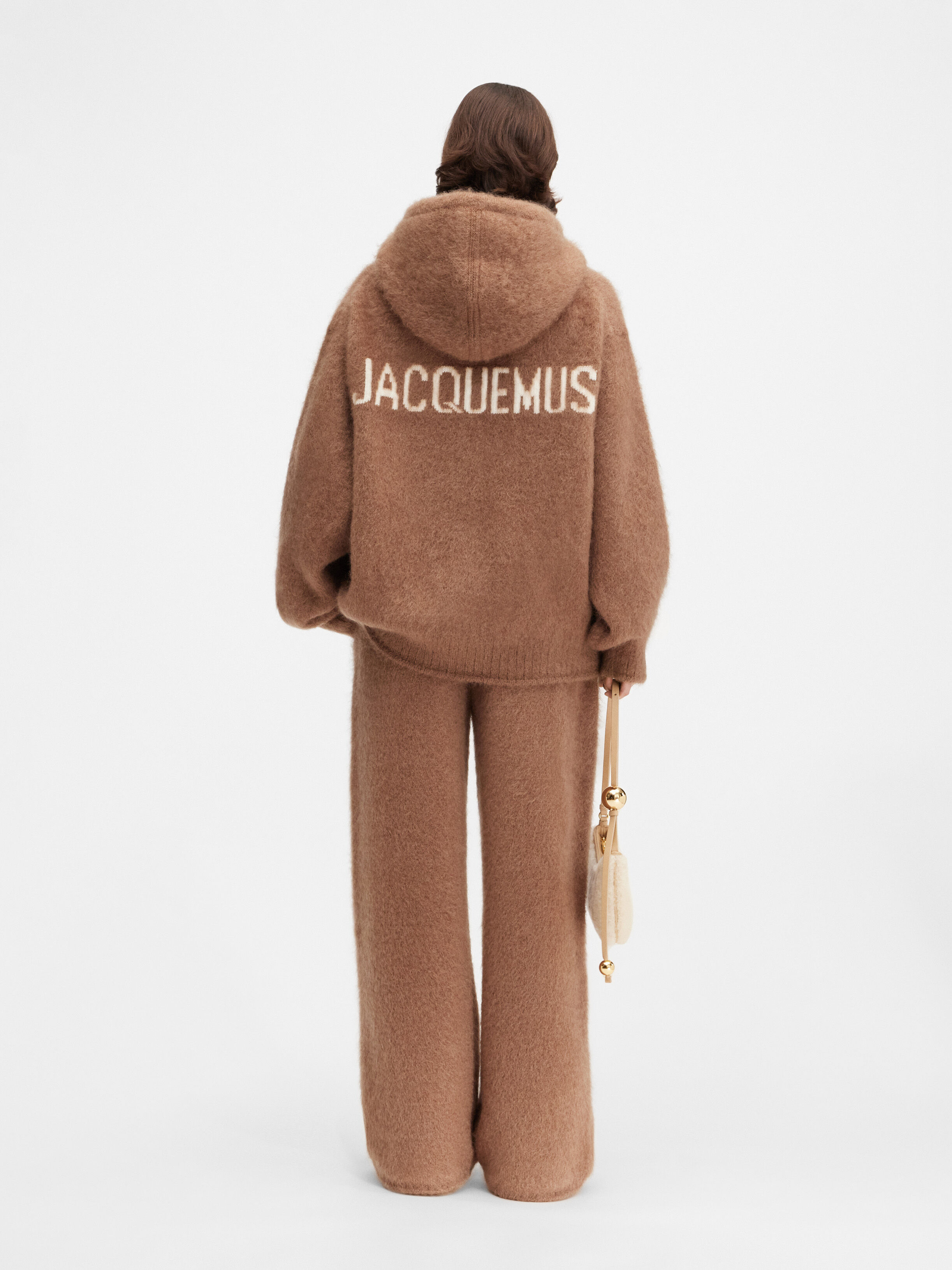 The Nuvola zipped cardigan, Beige/Naturals | JACQUEMUS KSA