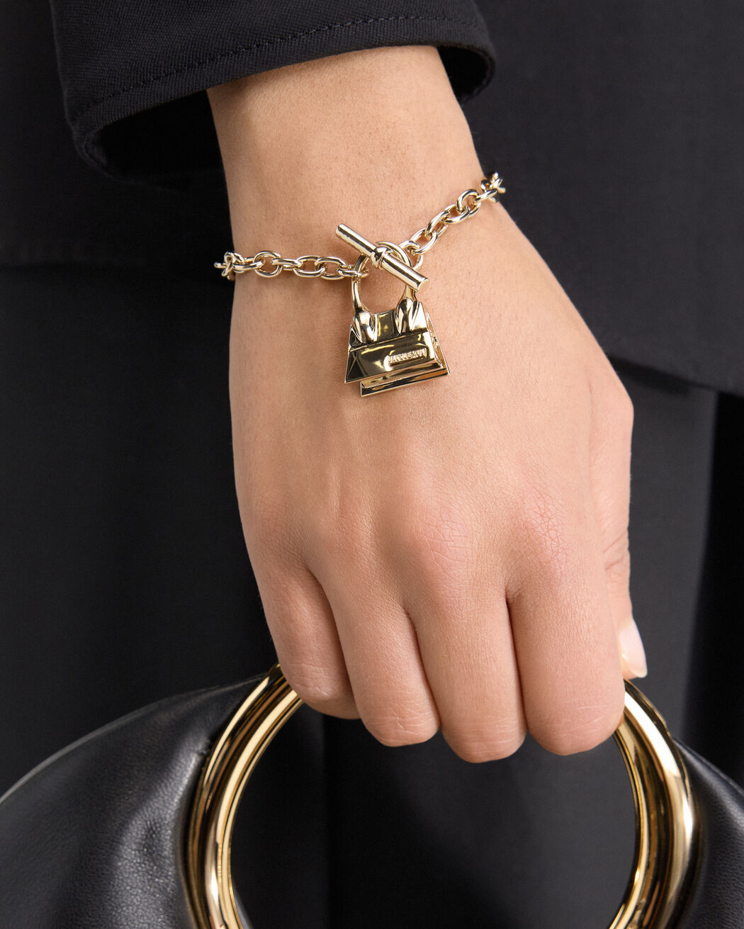 The Chiquito toggle charm bracelet jacquemus the chiquito toggle charm bracelet
