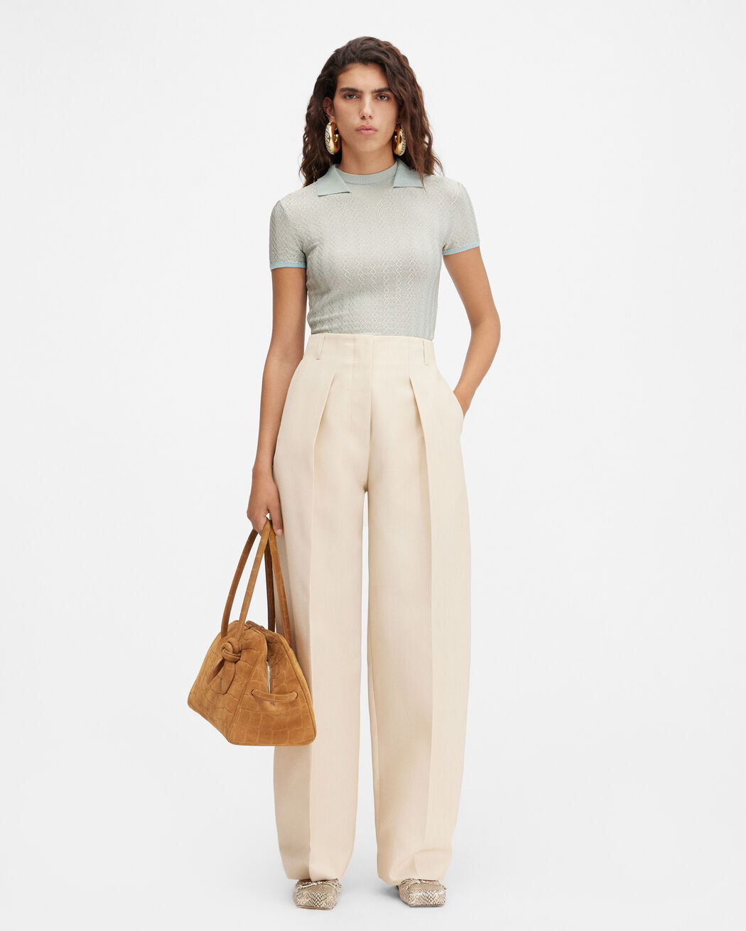 The Marino polo shirt jacquemus the marino polo shirt