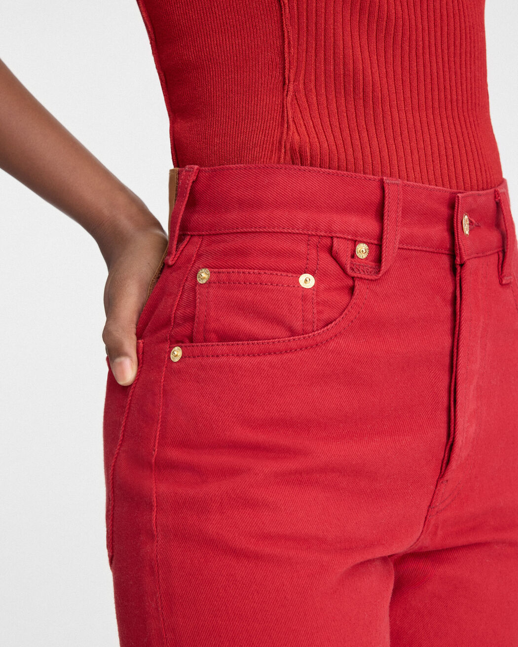 بنطال Le De-Nîmes Droit jacquemus بنطال le de n mes droit