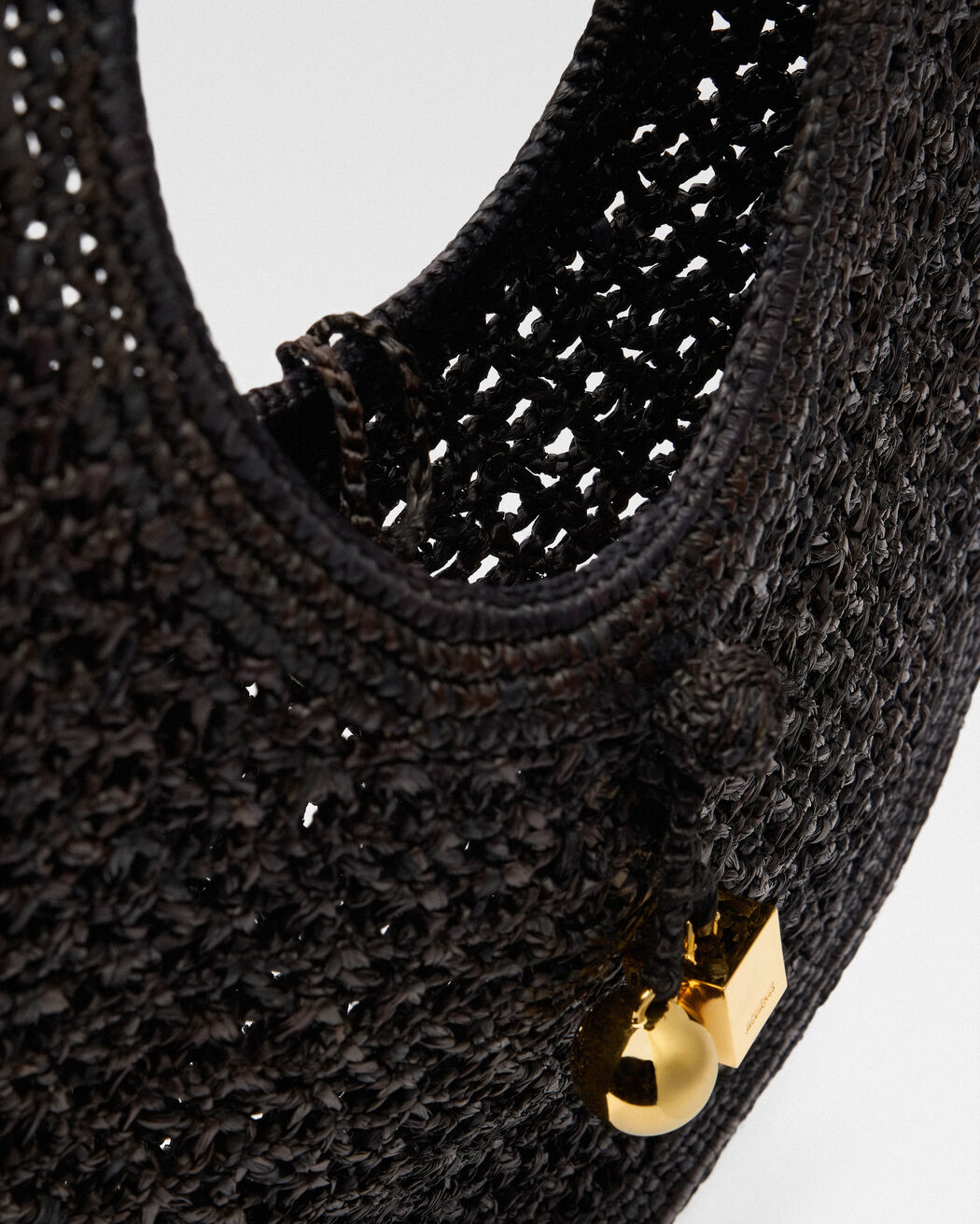 The Spiaggia round حقيبة jacquemus the spiaggia round حقيبة