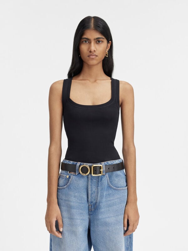 The Gros Grain tank top jacquemus the gros grain tank top