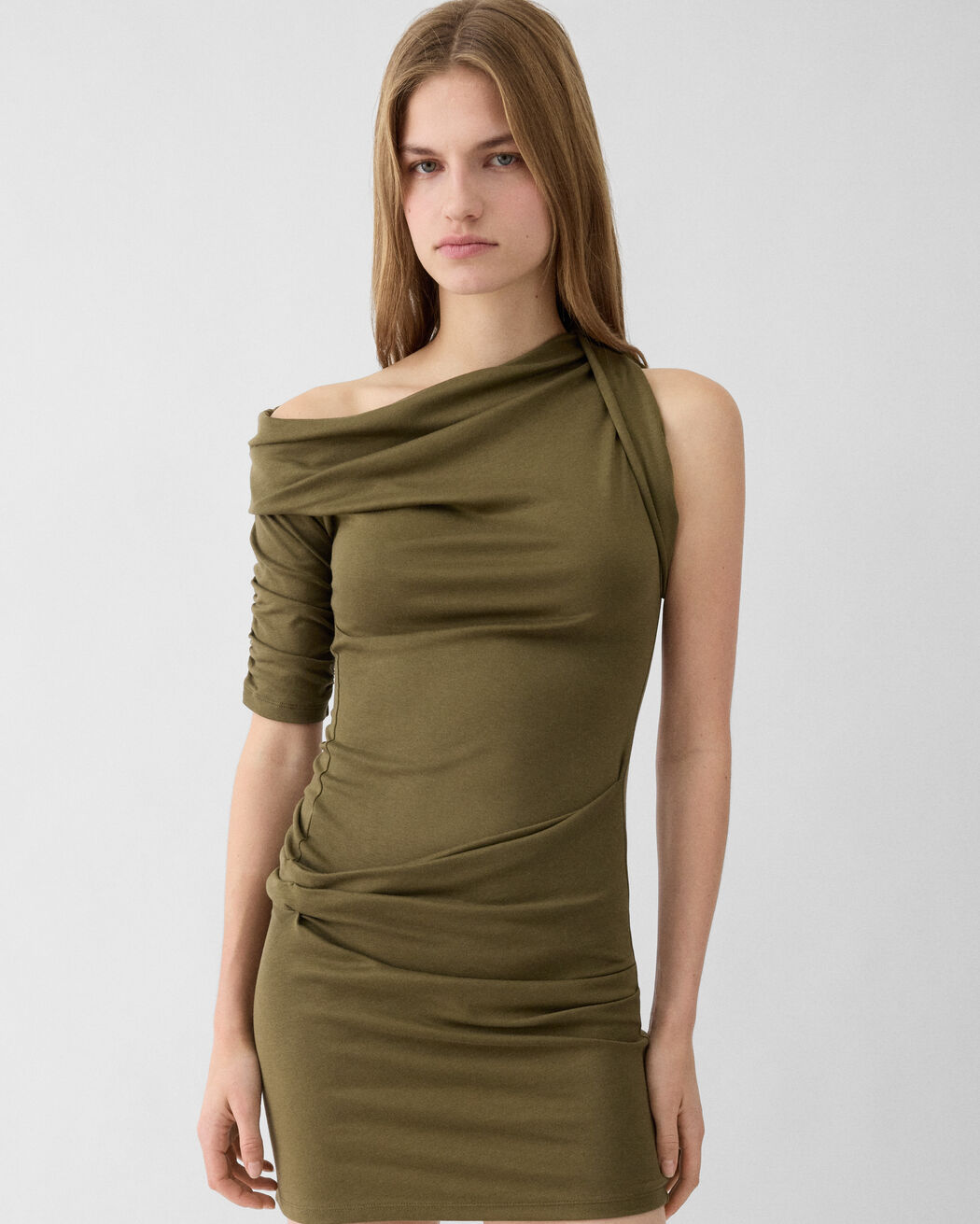 The Drapeado Mini Dress jacquemus the drapeado mini dress