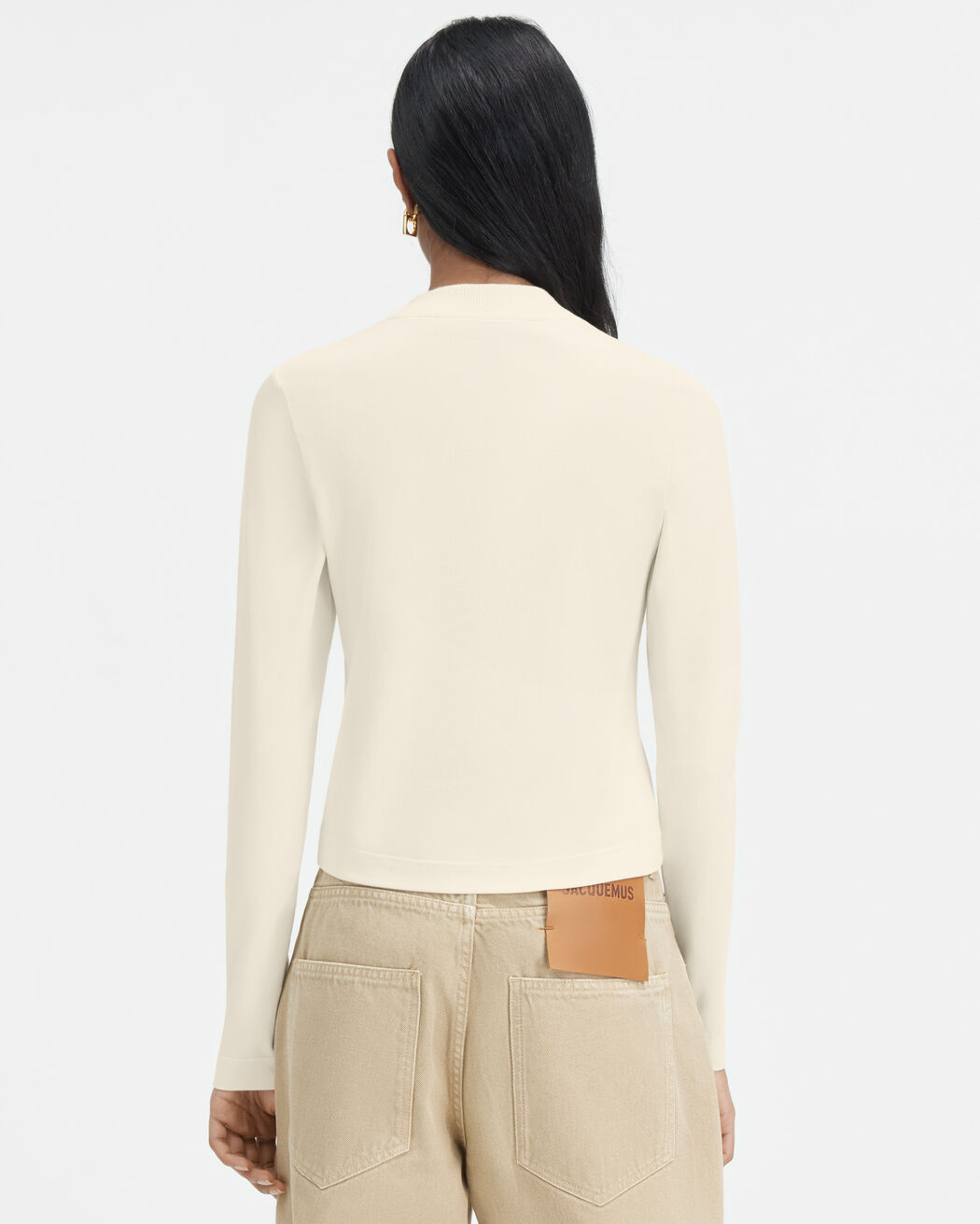 The Gros Grain long-sleeve t-shirt jacquemus the gros grain long sleeve t shirt