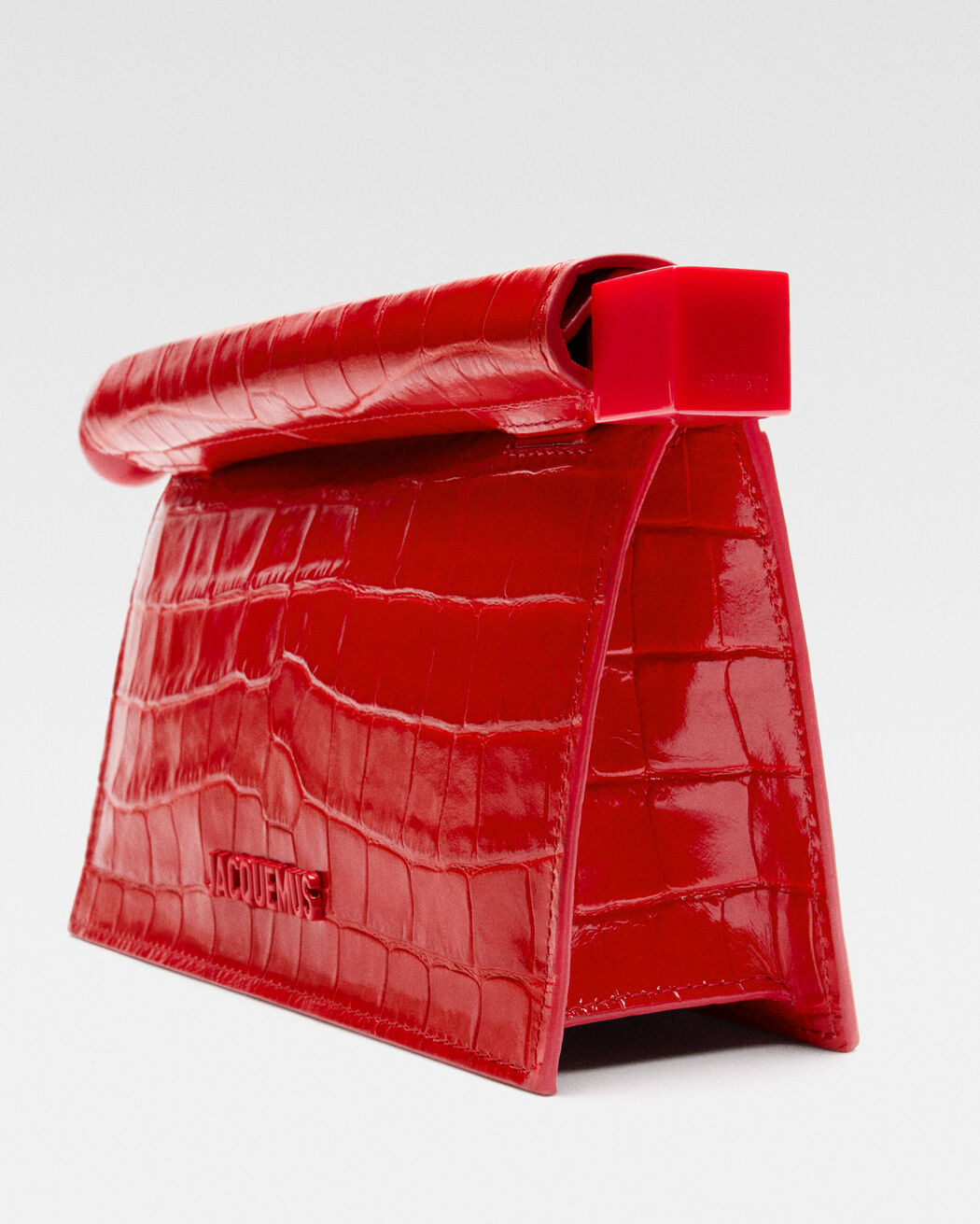 The small Rond Carré clutch jacquemus the small rond carr  clutch