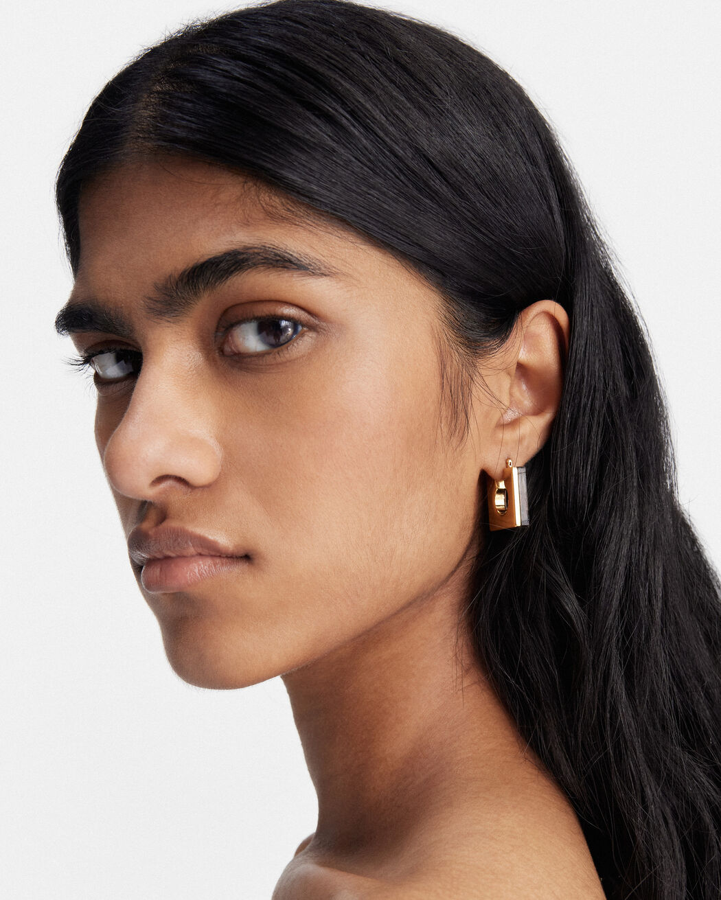 أقراط The Rond Carré earrings jacquemus أقراط the rond carr earrings
