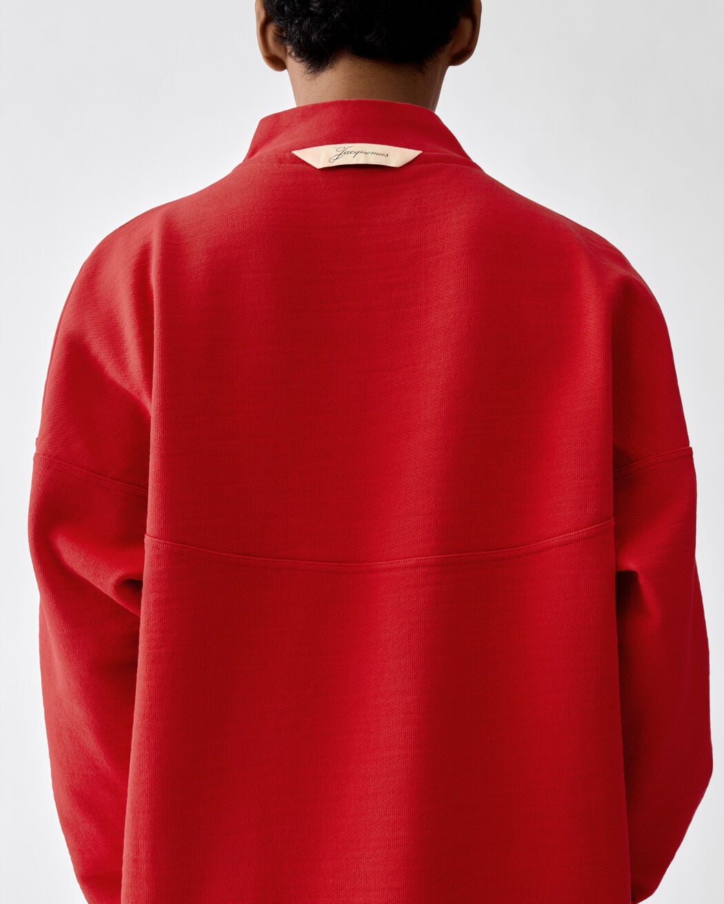 The Rond Carré zipped rollneck sweatshirt jacquemus the rond carr zipped rollneck sweatshirt