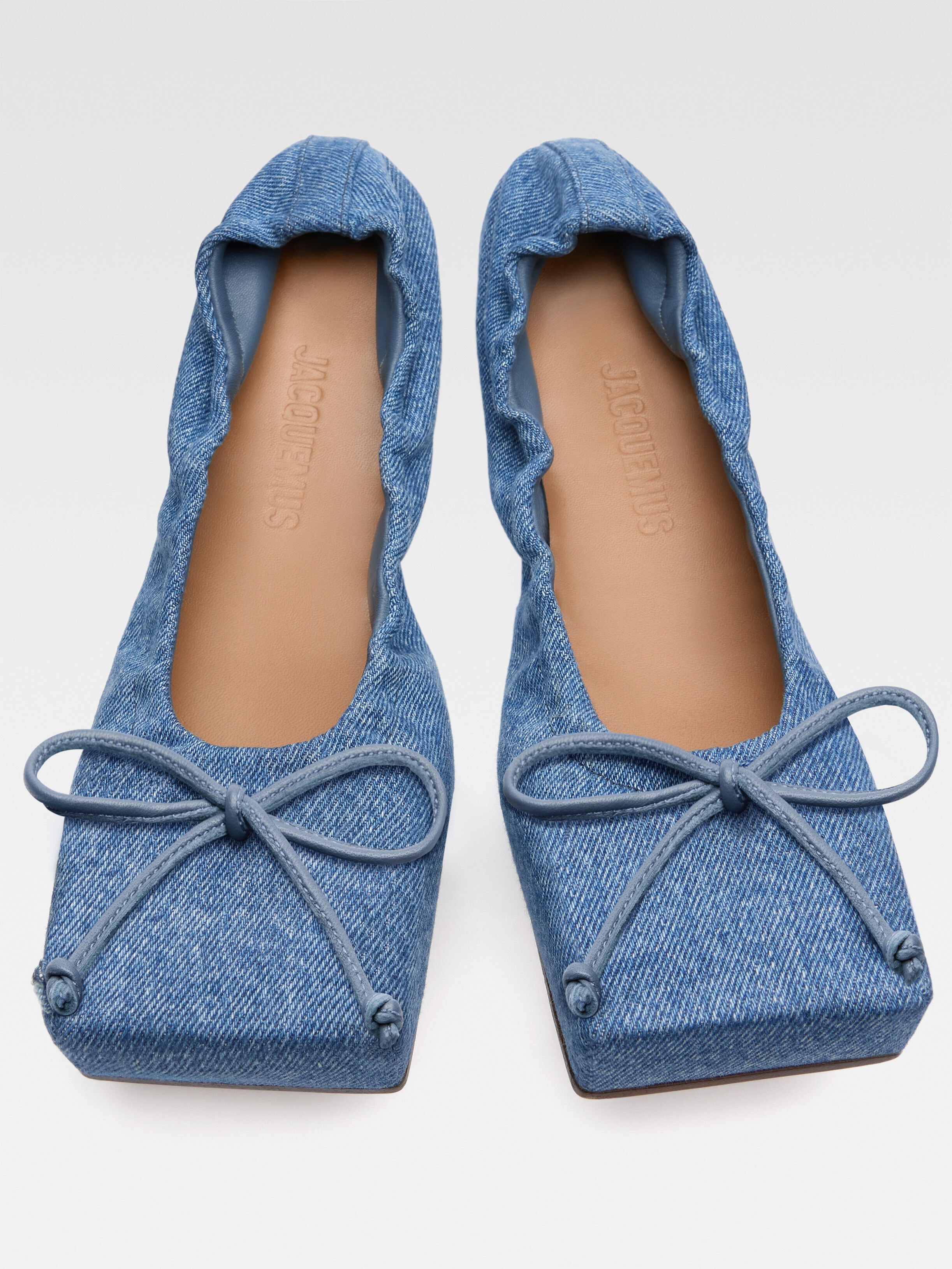 Denim ballerina flats new arrivals