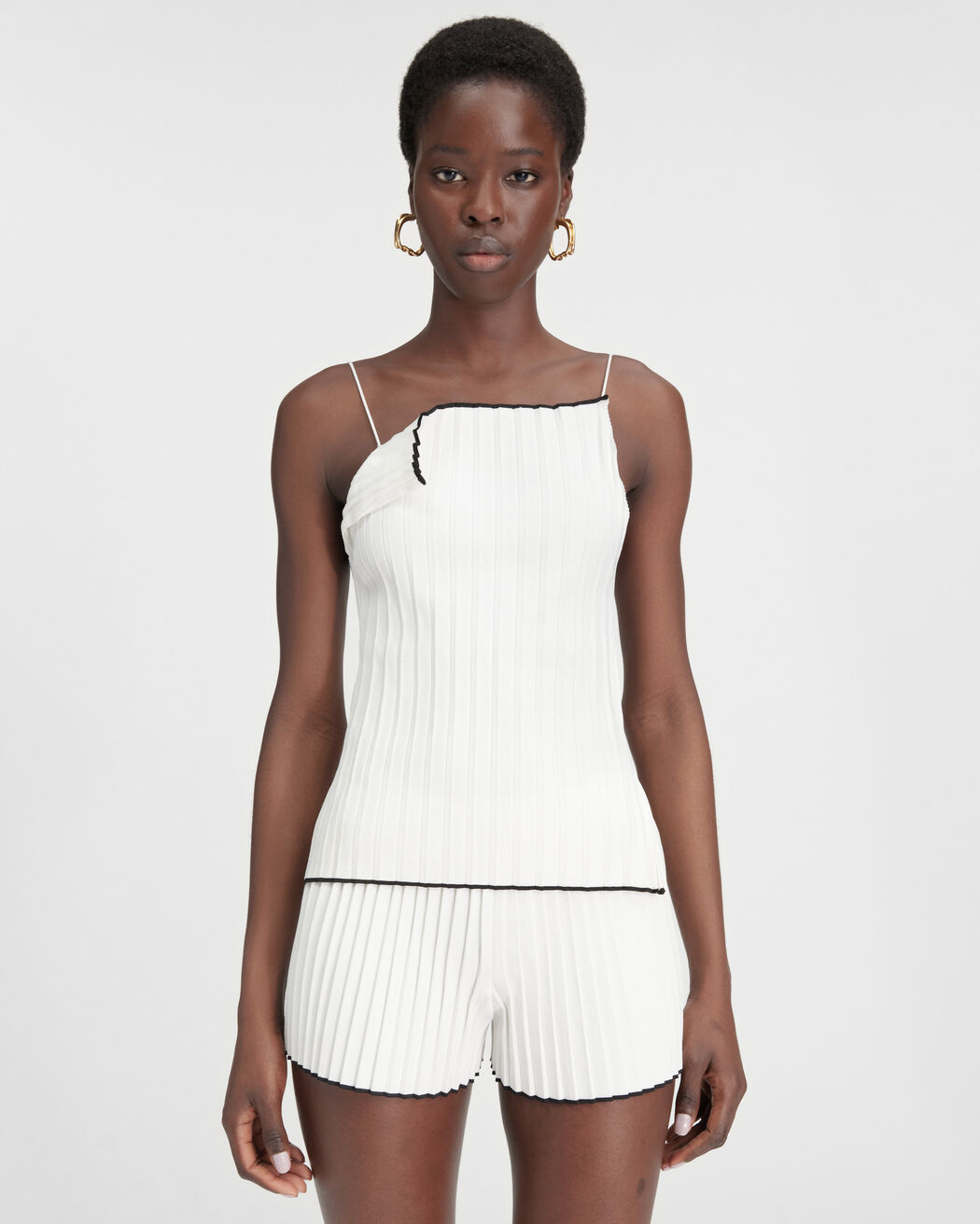 بلوزة Le Haut Maille Plissé jacquemus بلوزة le haut maille pliss