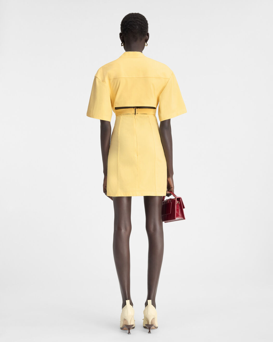 The Bahia t-shirt dress jacquemus the bahia t shirt dress