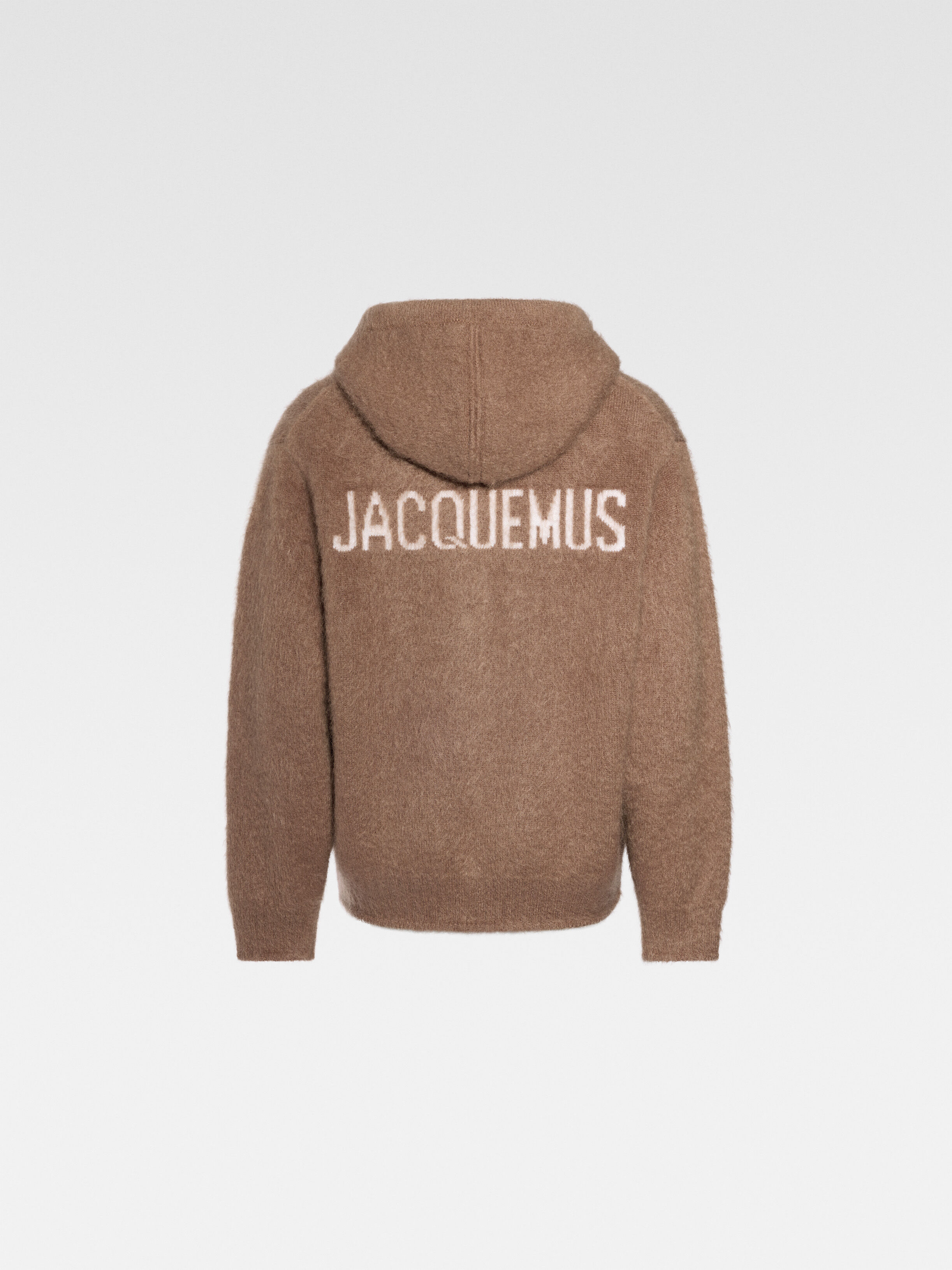 The Nuvola zipped cardigan, Beige/Naturals | JACQUEMUS KSA