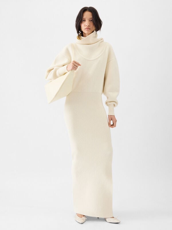 The Pallone knit dress jacquemus the pallone knit فستان
