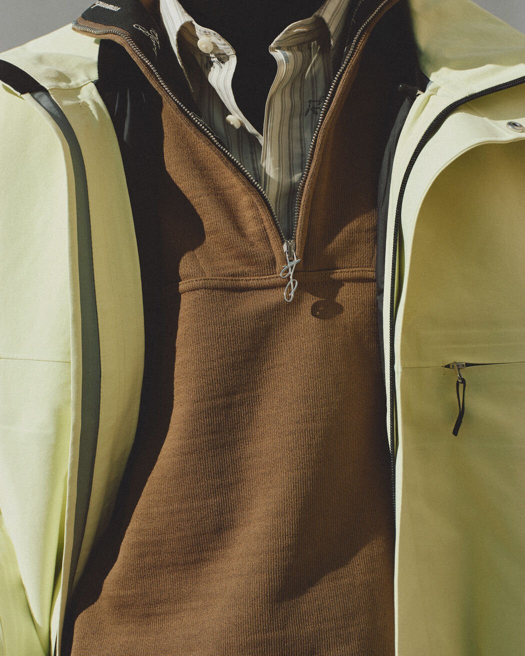 The Rond Carré zipped-rollneck sweatshirt jacquemus the rond carr zipped rollneck sweatshirt