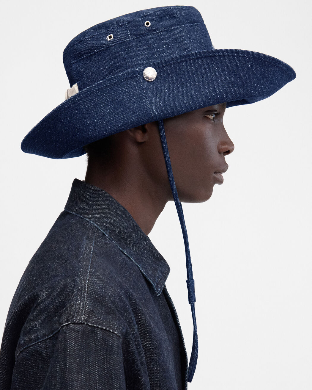 قبعة The de-Nîmes denim bucket jacquemus قبعة the de n mes denim bucket