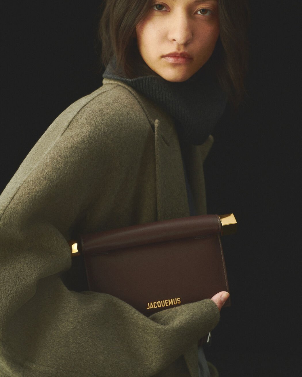 The small Rond Carré clutch jacquemus the small rond carr  clutch