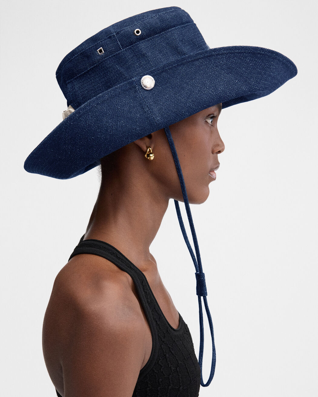 قبعة The de-Nîmes denim bucket jacquemus قبعة the de n mes denim bucket