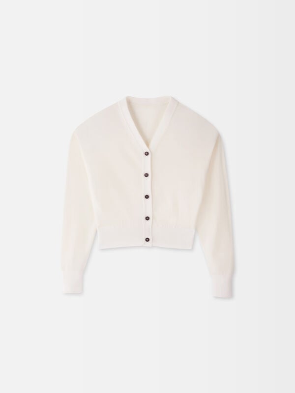 The embroidered cardigan jacquemus the embroidered كارديجان