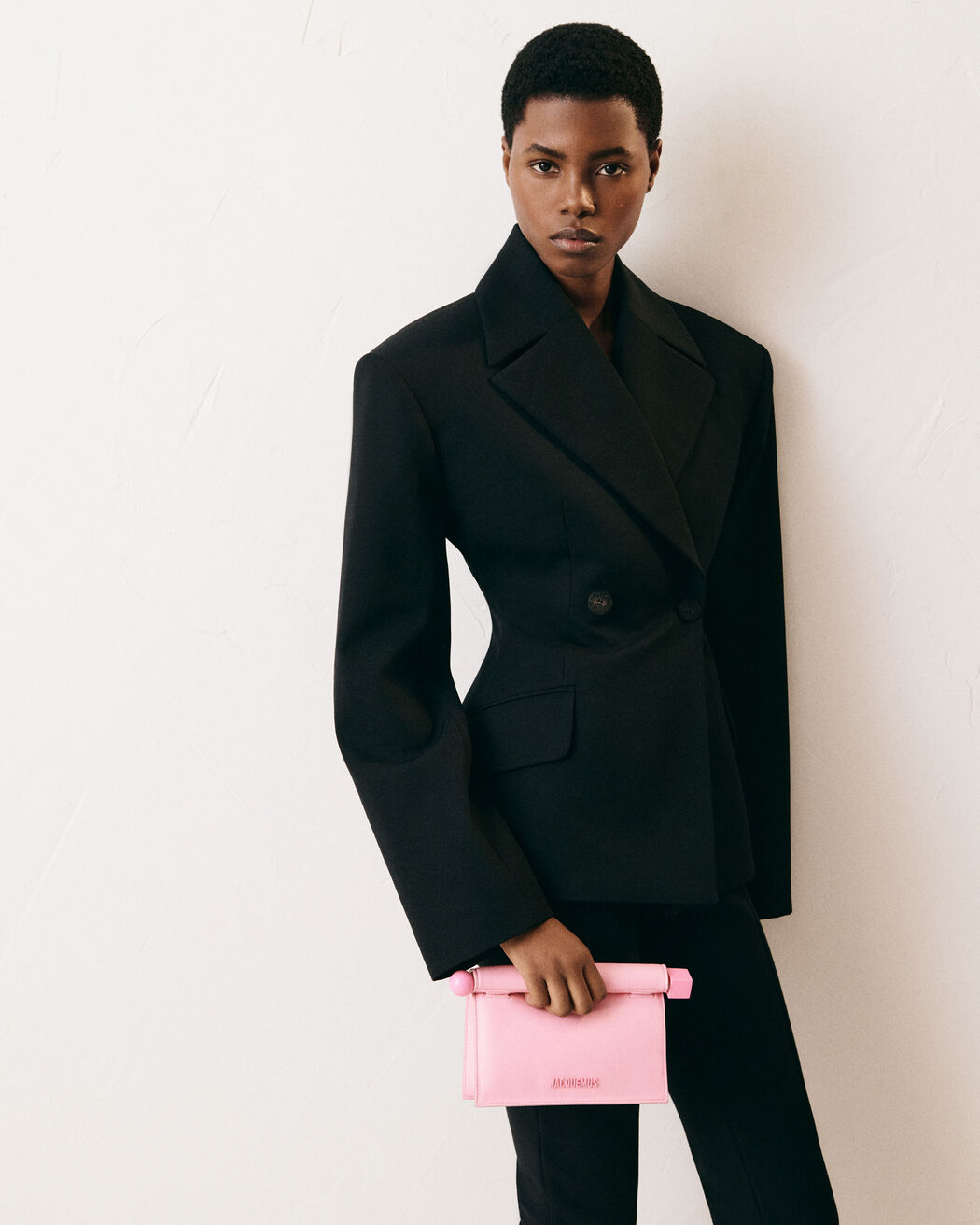 The small Rond Carré clutch jacquemus the small rond carr  clutch