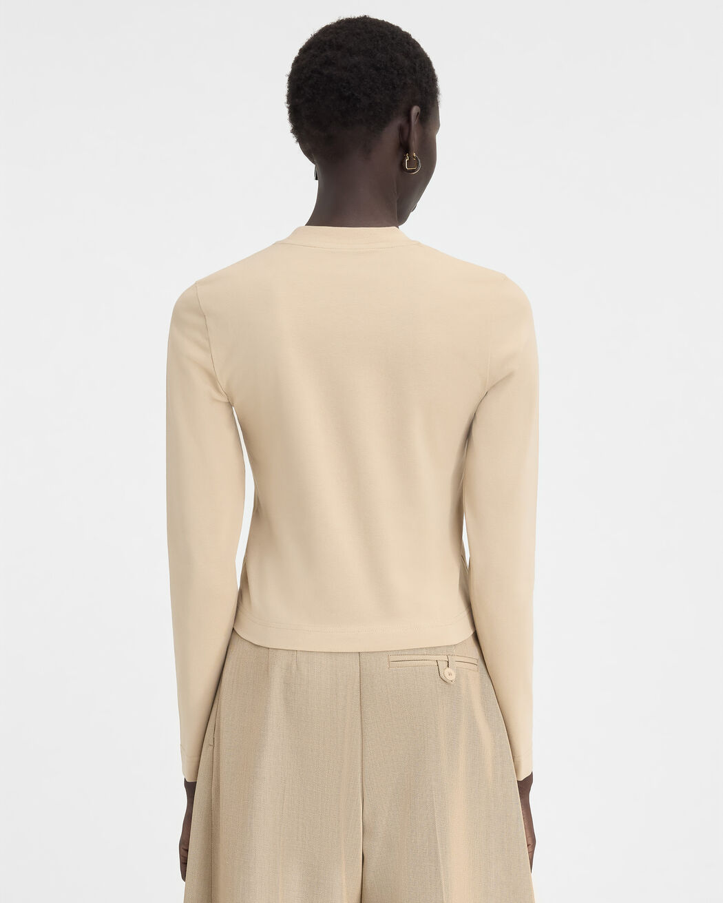 The Gros Grain long-sleeve t-shirt jacquemus the gros grain long sleeve t shirt