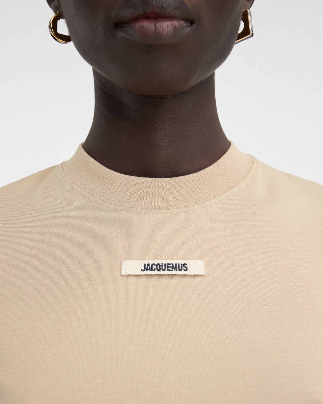 The Gros Grain تي شيرت jacquemus the gros grain تي شيرت