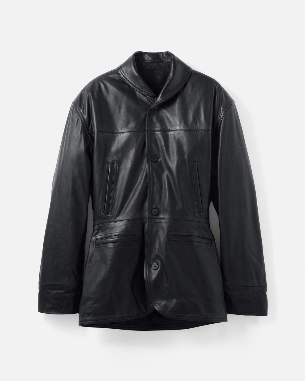 The Gardian Leather Jacket jacquemus the gardian leather jacket
